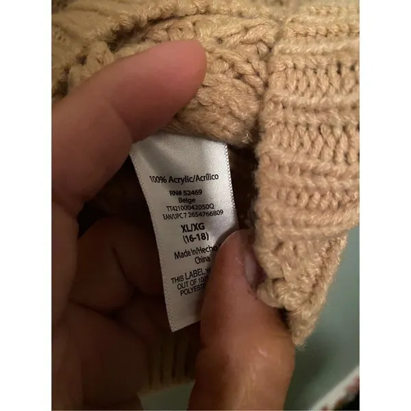 Time And Tru Mock Neck Knit Sweater Size XL - Image 7