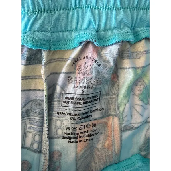 Feral and Free Bamboo Star Wars Characters Pajama Jogger Pants Size S - Image 6