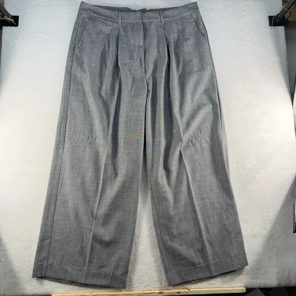 Old Navy XXL Tall Extra High Waisted Taylor Super Wide‎ Leg Trouser Suit Pants - Image 3