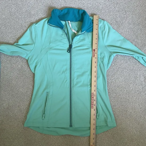Lululemon Define Jacket Full-Zip Athletic Performance Teal Blue Women's Size 10 - Image 13