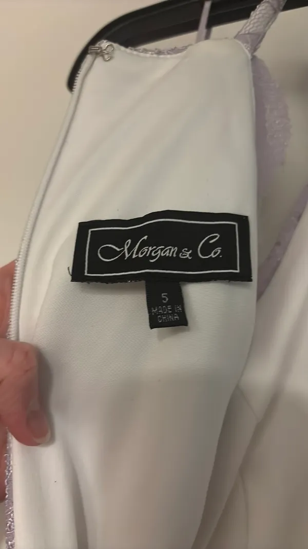 Morgan & Co Lavender Dress - Image 4