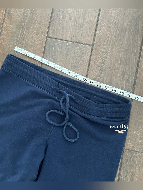 Hollister Ultra High Rise Blue Sweatpants size XL - Image 3