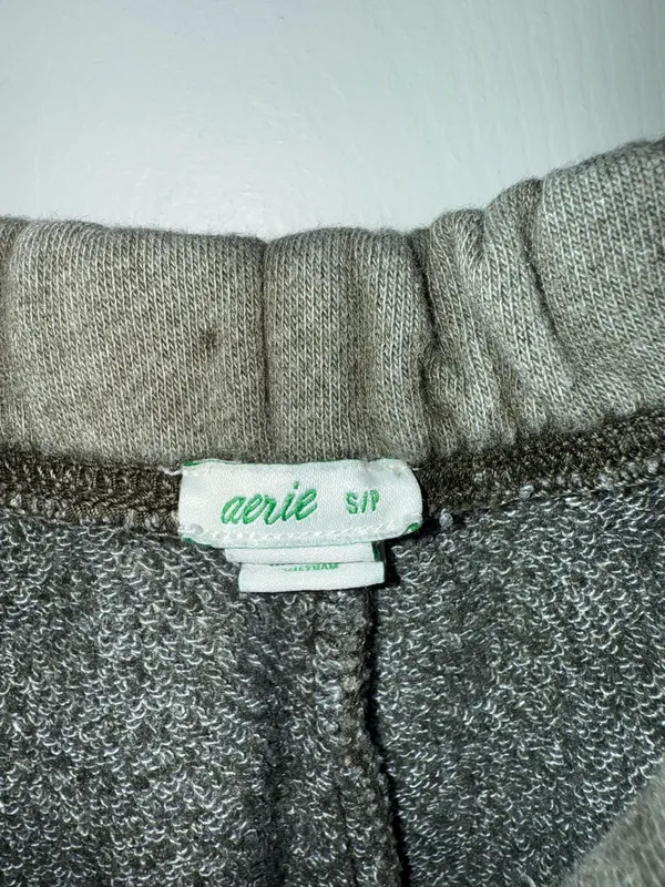 Olive Green Aerie Shorts - Image 4