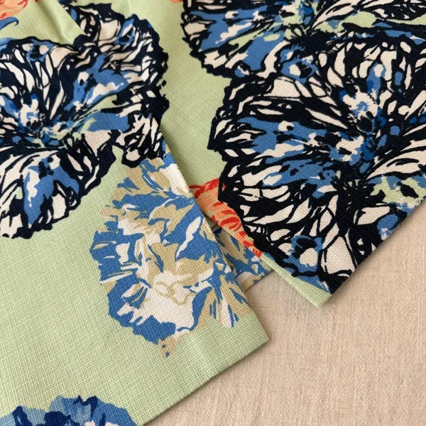 J.Crew Womens Floral Cotton Pencil Skirt‎ Mint Blue Green Size 8 - Image 10