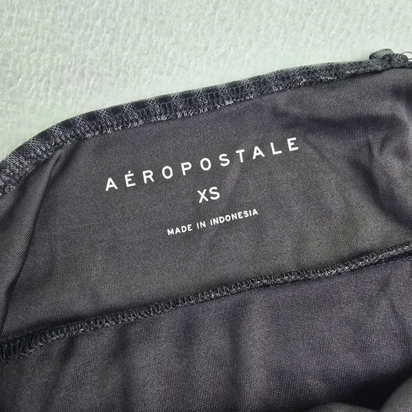 Aeropostale‎ Gingham Y2K Mini Dress Black White Checkered Empire Waist XS - Image 5