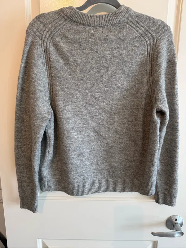 a new day Gray Crewneck Sweater - Image 5