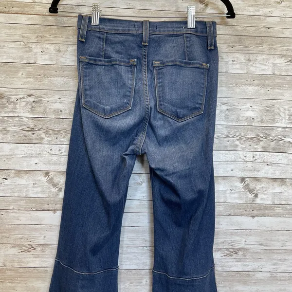 Judy‎ Blue Womens 3/26 Jeans Super Flare Boot Cut Stretch High Rise Medium Wash - Image 9