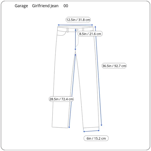 Garage Womens Jeans‎ Girlfriend Distressed Size 00 Low Rise Grunge Thrash Street - Image 10