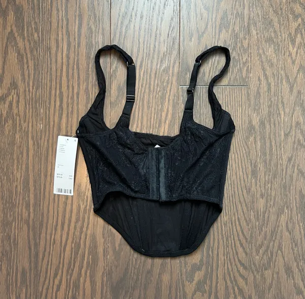 NWT Urban Outfitters Black Corset - Image 2