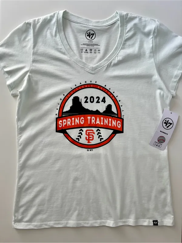 NWT '47 San Francisco Giants Spring Training 2024 V-Neck Tee L - Image 2