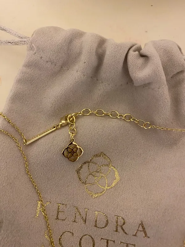 Kendra Scott Ari Heart Pendant Necklace Gold - Image 3