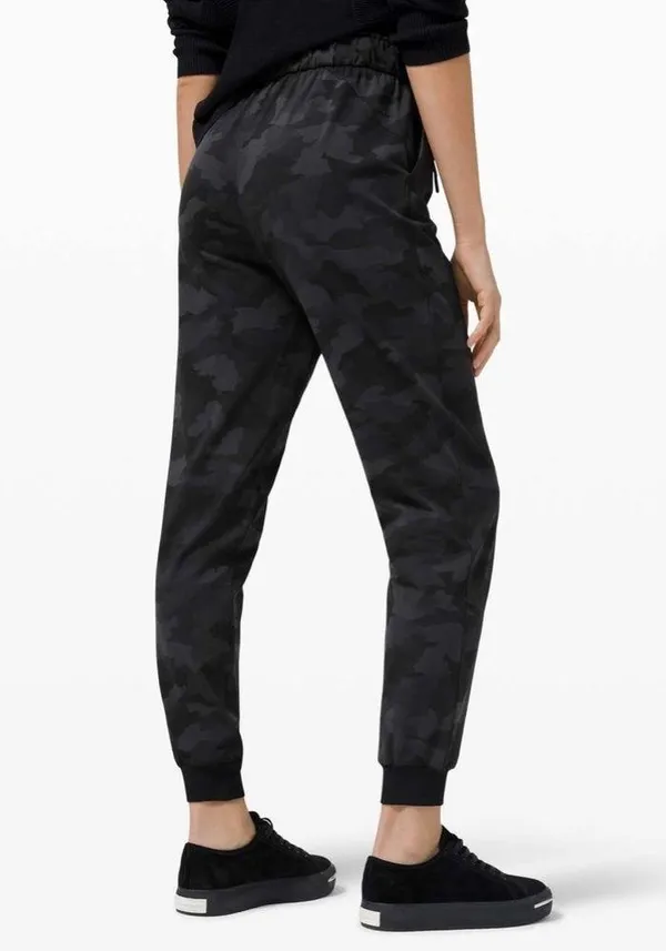 Black Camo Stretch High Rise Joggers - Image 3