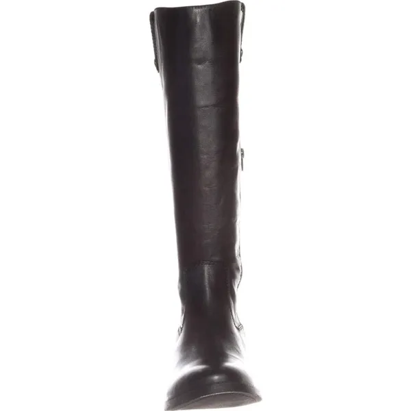 NEW INC International Concepts Fawne Leather Knee-High Riding Boots Black 8.5M - Image 4