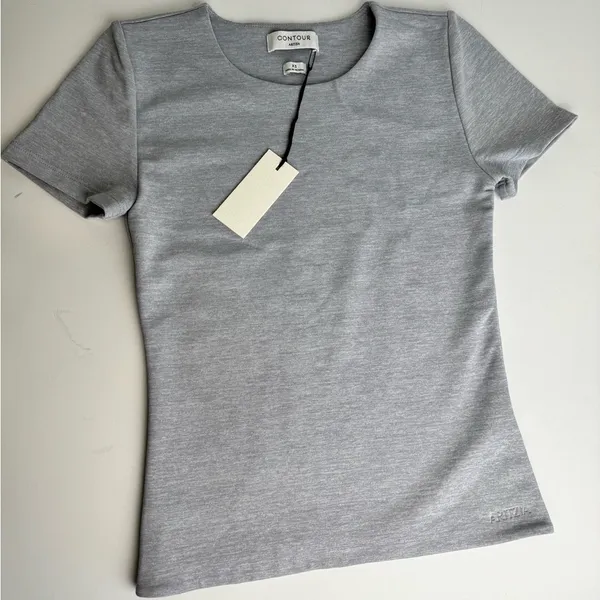 Aritzia Contour Crewneck Tee - Gray - Image 6