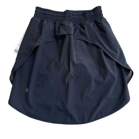 Lululemon Womens Size 2 Hotty Hot High‎ Rise Skirt Skort Long Black Athletic New - Image 7