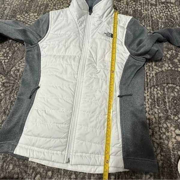 THE NORTH FACE Women's Size M White Charcoal Gray ThermoBall Activewear Jacket - Image 8