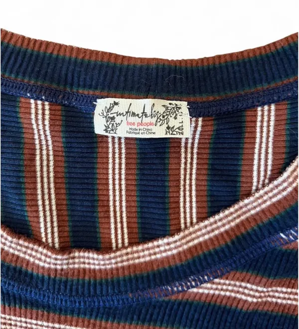 Free People Making In Happen Pullover Navy Large - Image 10