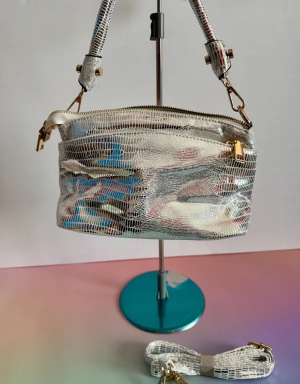 Silver Shoulder Bag - Image 6