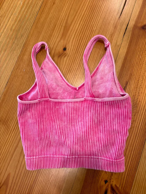 Pink Palmetto moon top Size L - Image 2