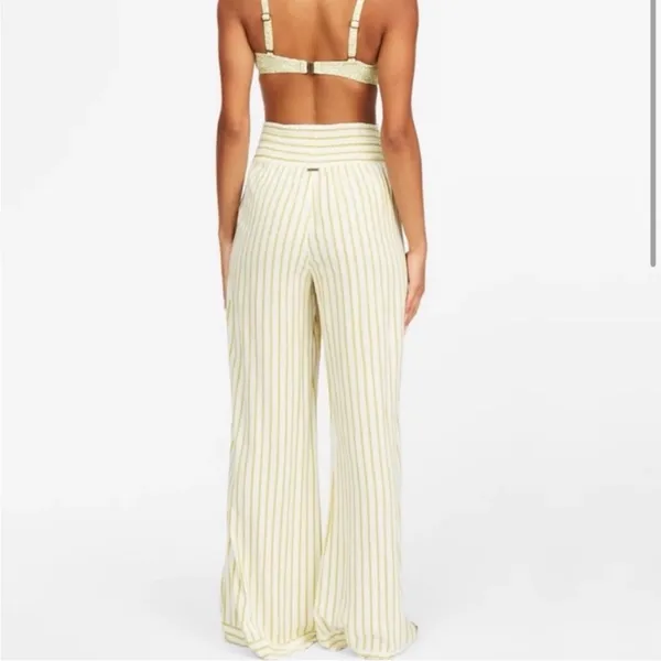 Billabong Green Striped Daybreak Pants - Image 2
