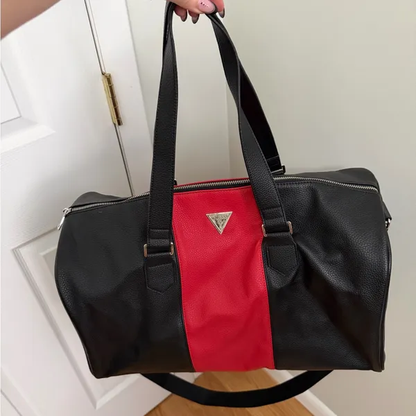 Guess Faux-Leather Duffle Bag Weekender - Image 7