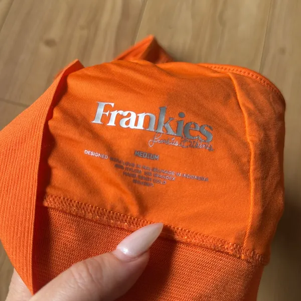 Frankie's Bikinis orange bikini top - Image 3
