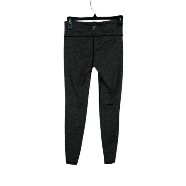 Old Navy Leggings Small Gray‎ High Rise Workout Comfy Activewear - Image 3