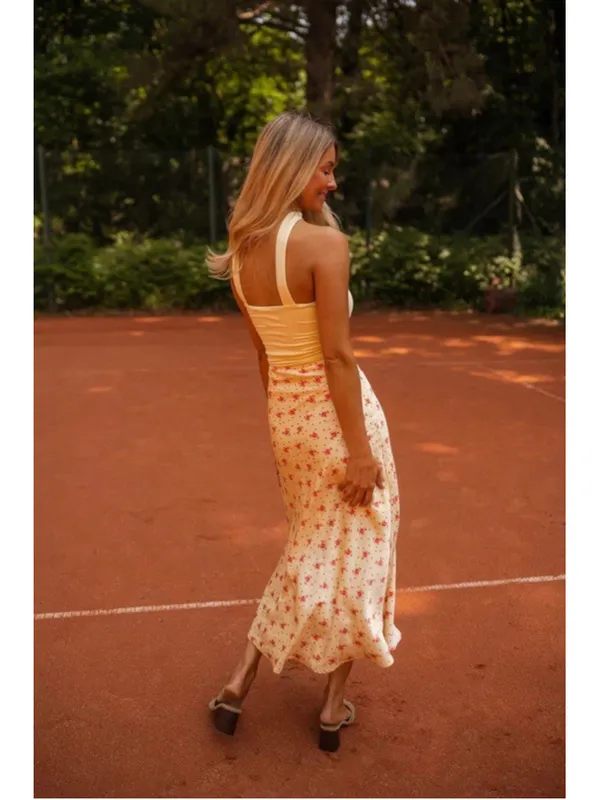 Yellow Calie Top Size S - Image 2