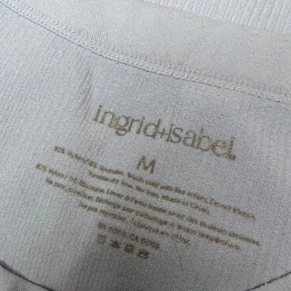 Ingrid & Isabel Ribbed Tank Tops Set of 2 Blue Tan Size M - Image 3