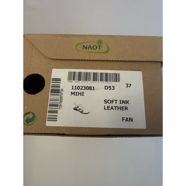 NAOT Mihi Slip On Comfort Shoes Women’s Size 37 (US 6 6.5) Soft Ink Leather NIB - Image 9