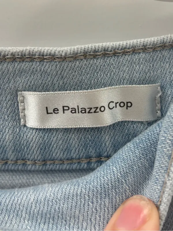 FRAME Le palazzo crop jean wide leg - Image 6