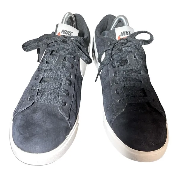 Size 10 - Nike Court Legacy low Suede Black White - Image 5