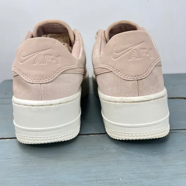 Nike Air Force 1 Sage Low Particle Beige Suede Platform Sneakers AR5339-201 7.5 - Image 10