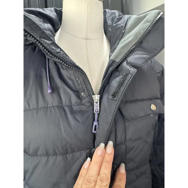 Patagonia Rubicon Down Jacket Womens sz XS Navy blue RECCO Ski Snow Puffer Coat - Image 8