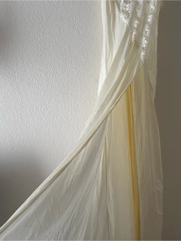 Vintage Val Mode slip dress long maxi lace - Image 6