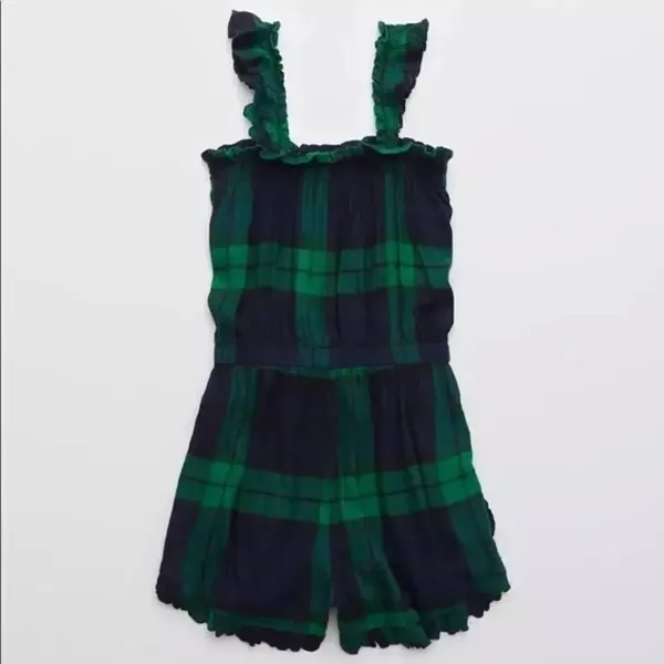 ✨ NWOT✨Aerie Flannel Romper✨ - Image 7