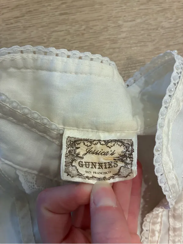 Jessica’s Gunnies Gunne Sax Women’s Cottagecore Prairie Top Size S *READ - Image 3
