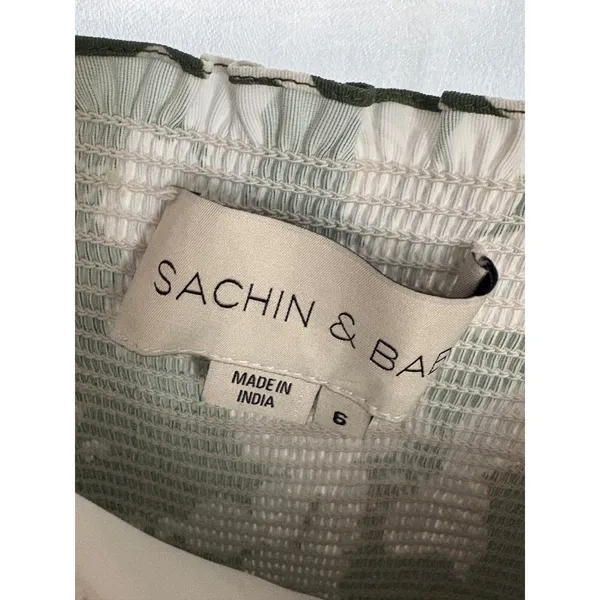 Sachin & Babi Laura Dress Green Midi Size‎ 6 - Image 5