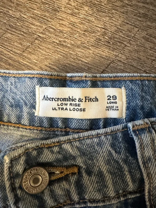 Abercrombie Jeans Ultra Loose Low-Rise 29 Long - Image 4