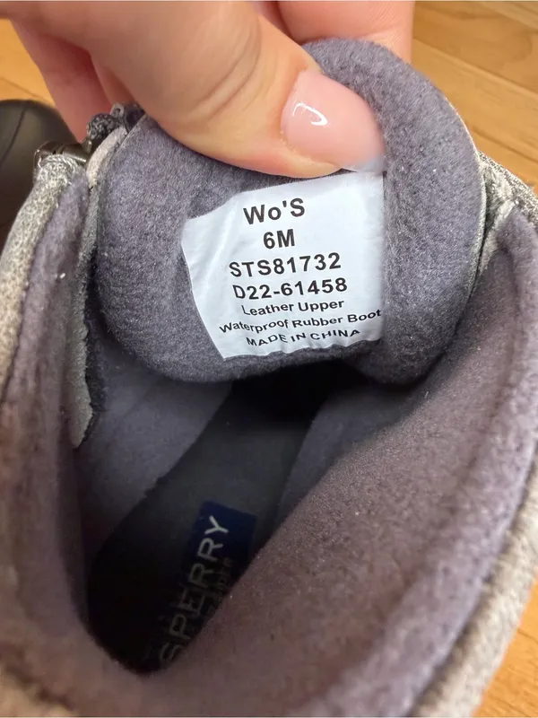 Sperry Women's Saltwater Duck Boots in Gray - Size 6 - Image 6