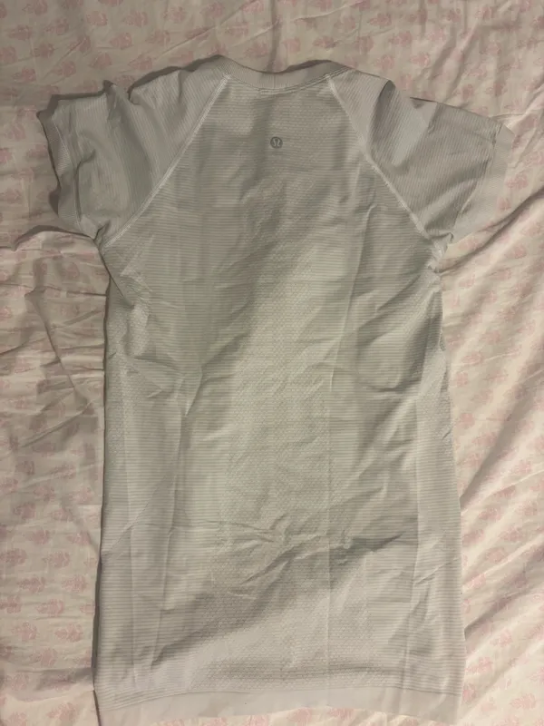 White Lululemon Swiftly Tech Short Sleeve - Image 2