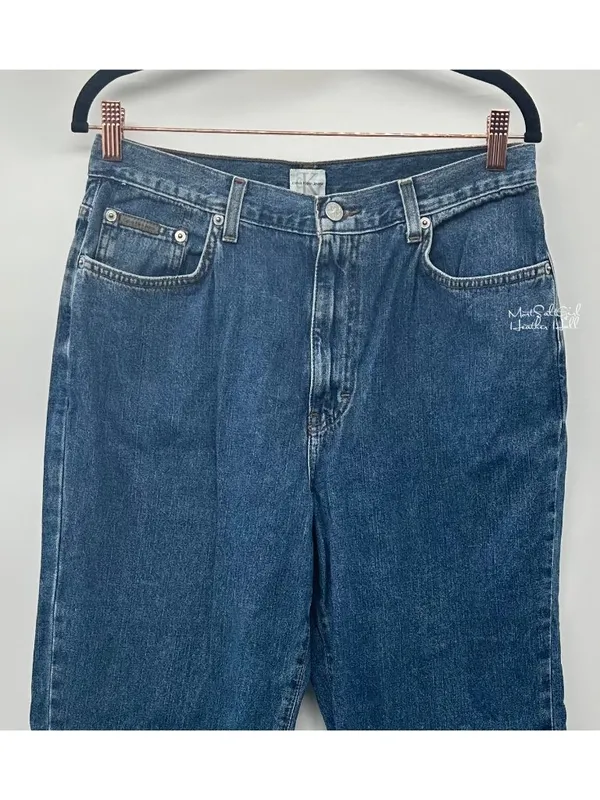 Calvin Klein Jeans Vintage 1990's Easy Fit Double Stone Boyfriend Jeans Size 29 - Image 2