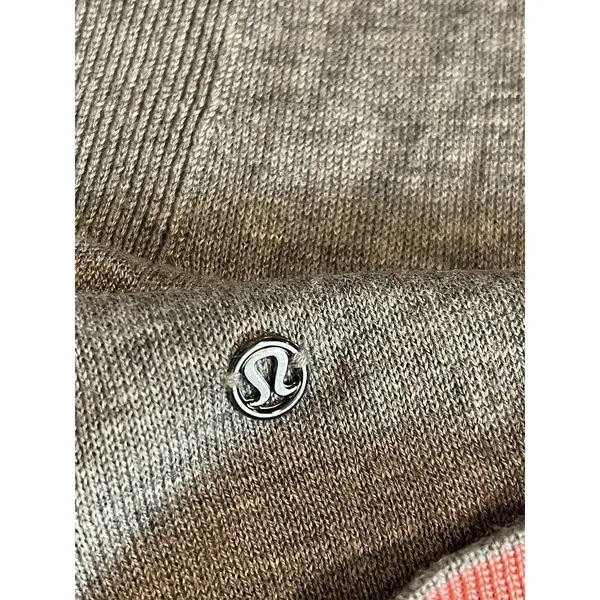 Lululemon Cashmere Blend Sweater Tunic Gray Size 2 Lightweight Thumbholes - Image 10