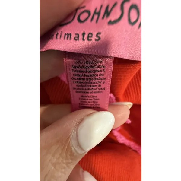 BETSEY JOHNSON Y2K Intimates Luscious Red Pink Slip Dress Size Medium -3056 - Image 6