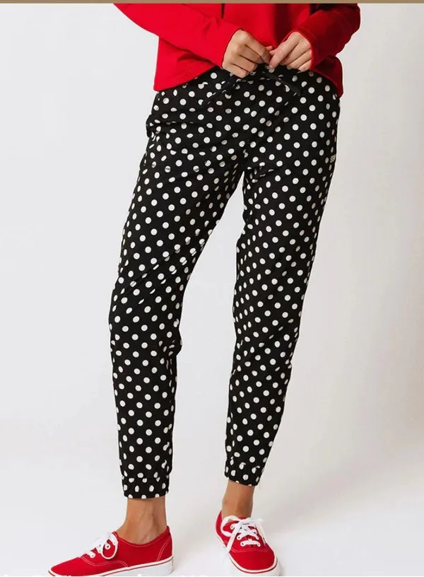 Albion Fit BLACK POLKA DOT JETSETTERS size small NWT - Image 13