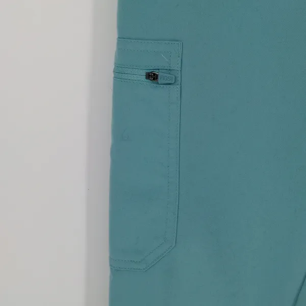 Figs Women's Teal Slim Straight Leg Pant Scrub Bottom‎ Size Extra Small Cargo - Image 10