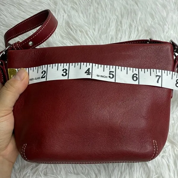 Vintage COACH y2k Red Demi Legacy Mini Duffle bag - Image 12