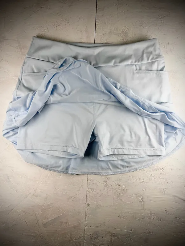 Adidas Light Blue Golf Tennis Skort Built In Shorts Athletic Medium‎ - Image 3
