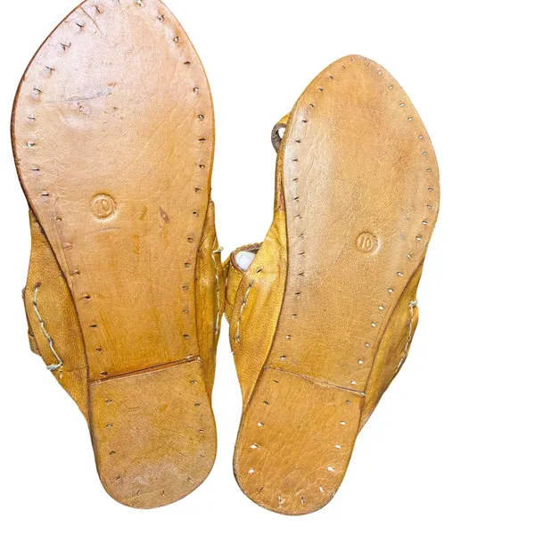 Handmade Leather Kolhapuri T Strap Sandals Braided Tan Brown Womens 10 - Image 7