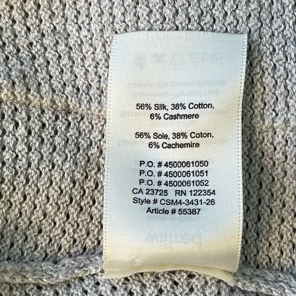 Aritzia Wilfred Gray Open front Knit Cardigan Silk Cotton Cashmere Minimalist XS - Image 7